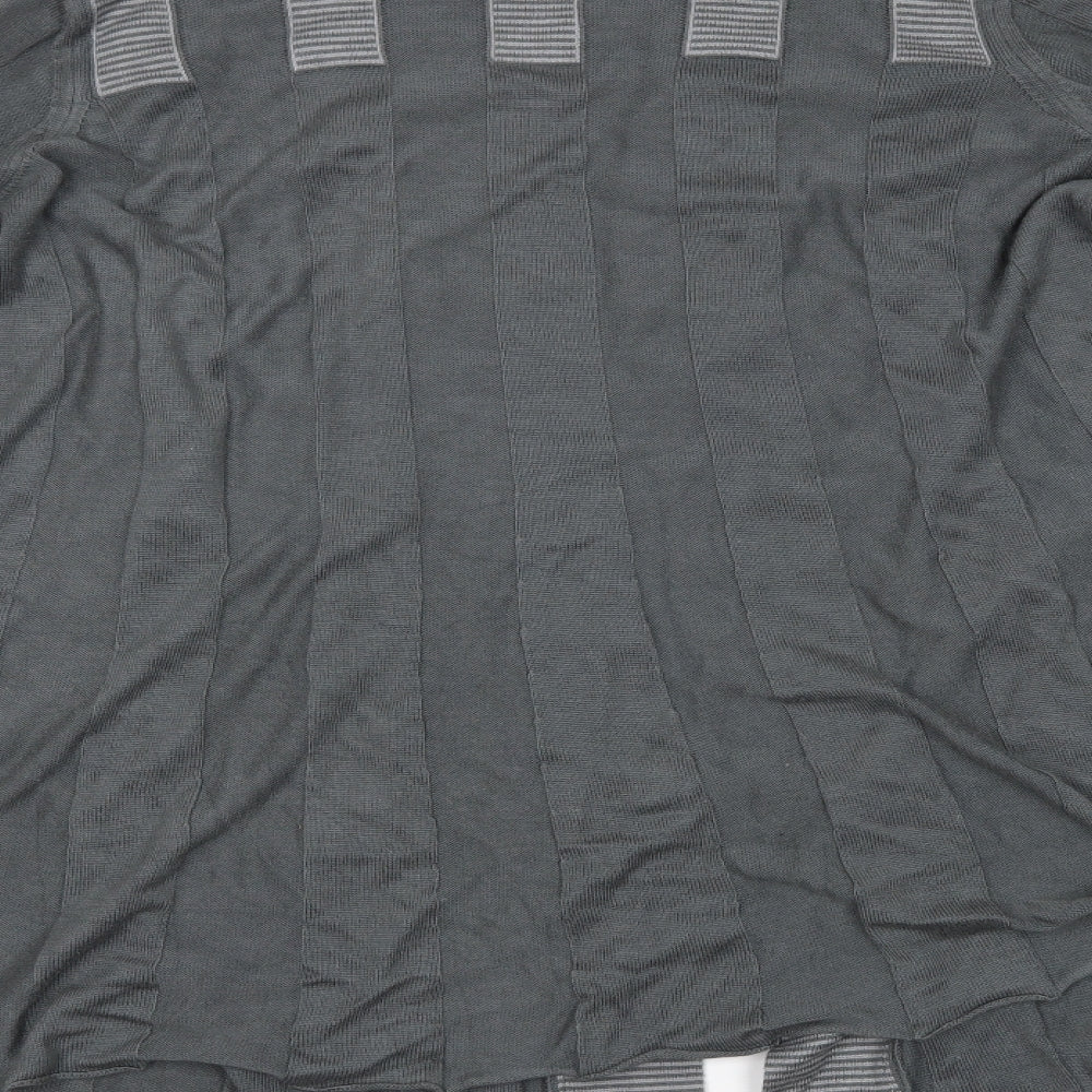 Per Una Womens Grey   Cardigan Jumper Size 18