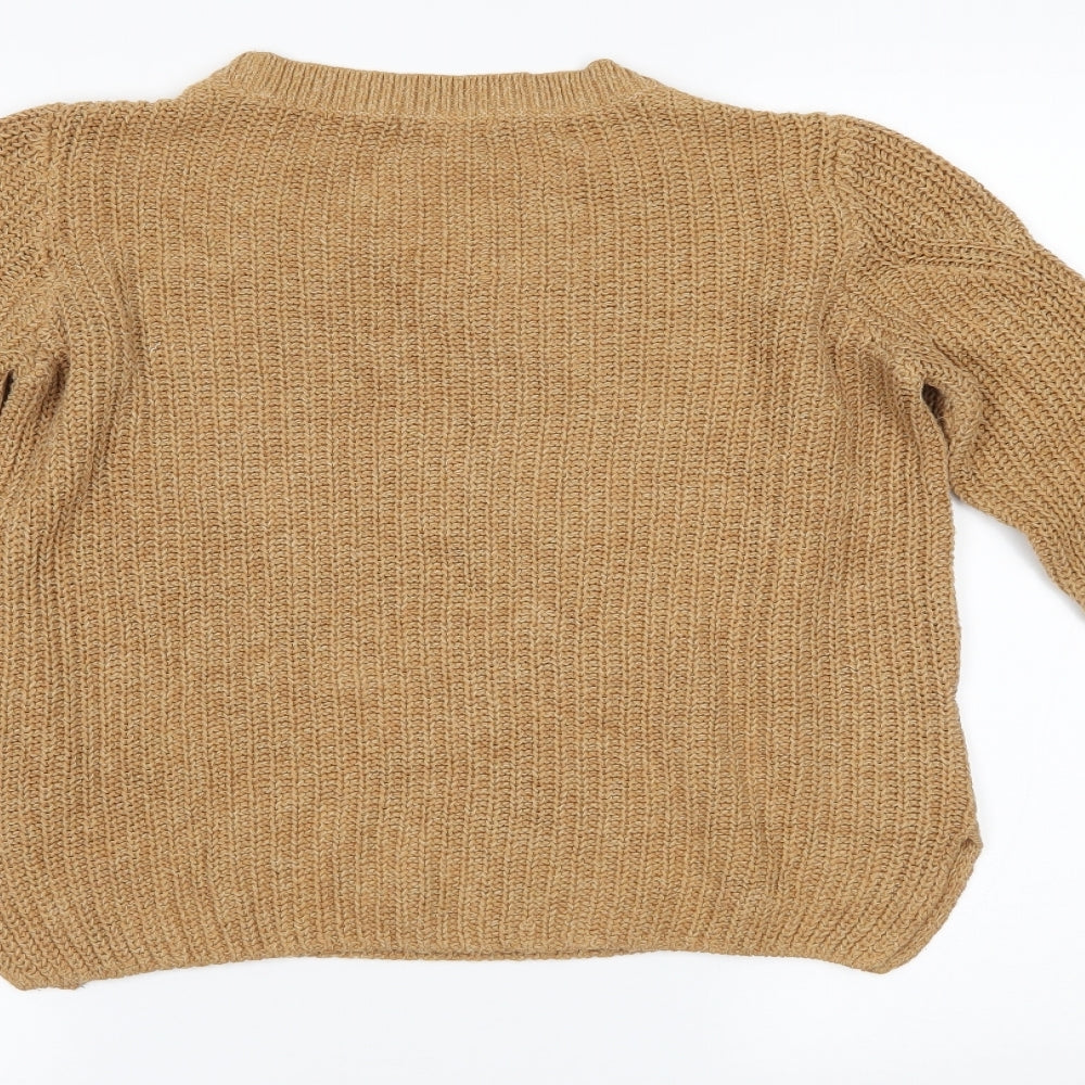 H&M Womens Brown   Pullover Jumper Size S