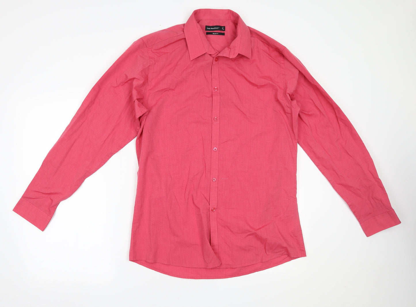 Primark Mens Red    Dress Shirt Size 16