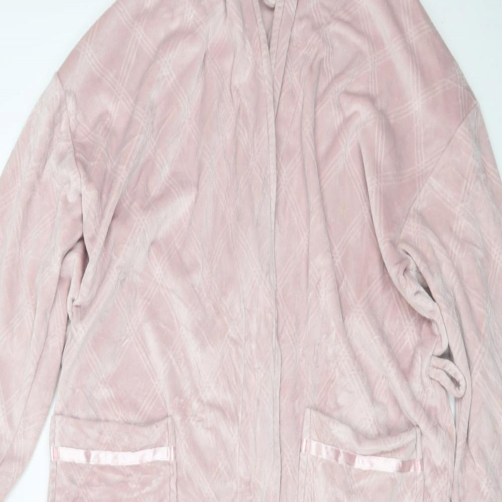 George Womens Pink    Robe Size S