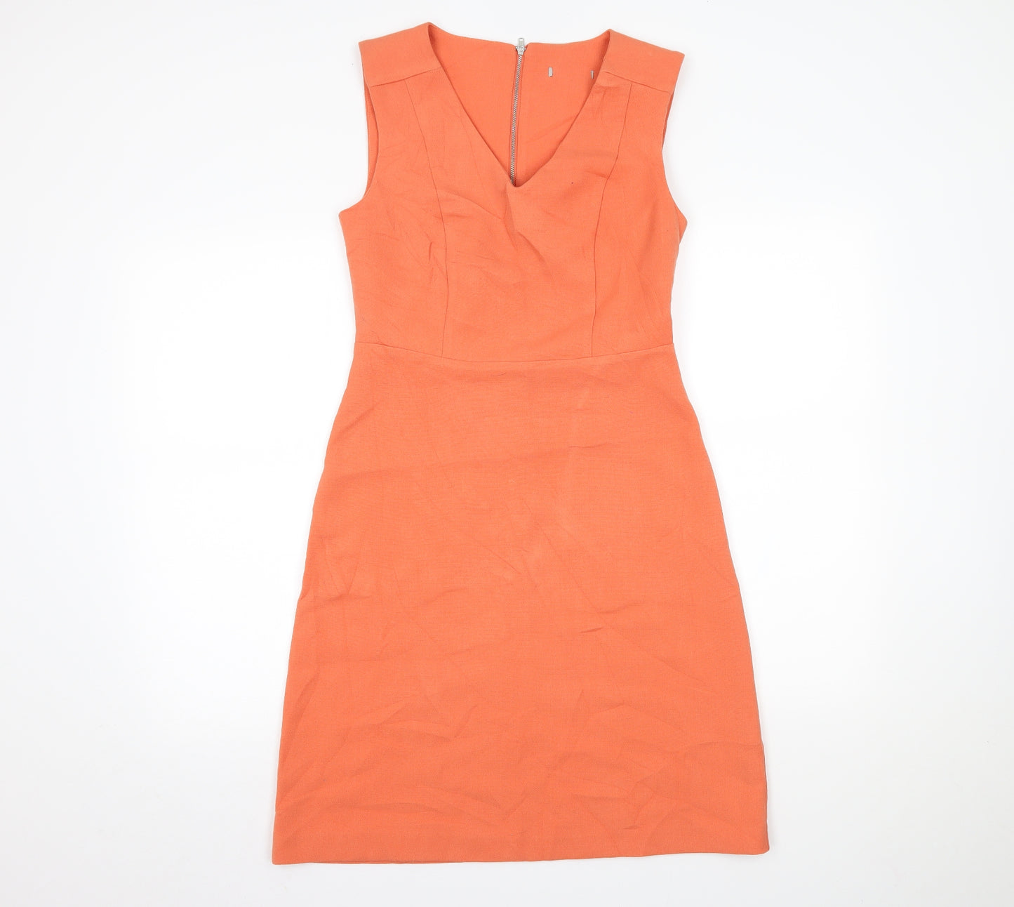 TU Womens Orange   Fit & Flare  Size 8