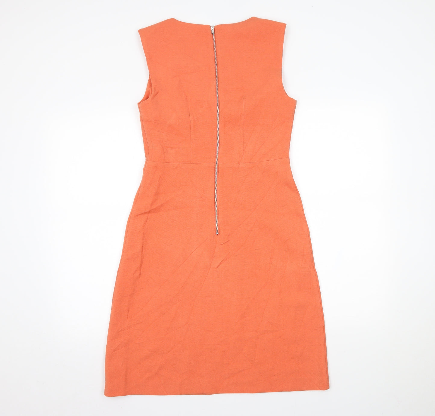 TU Womens Orange   Fit & Flare  Size 8
