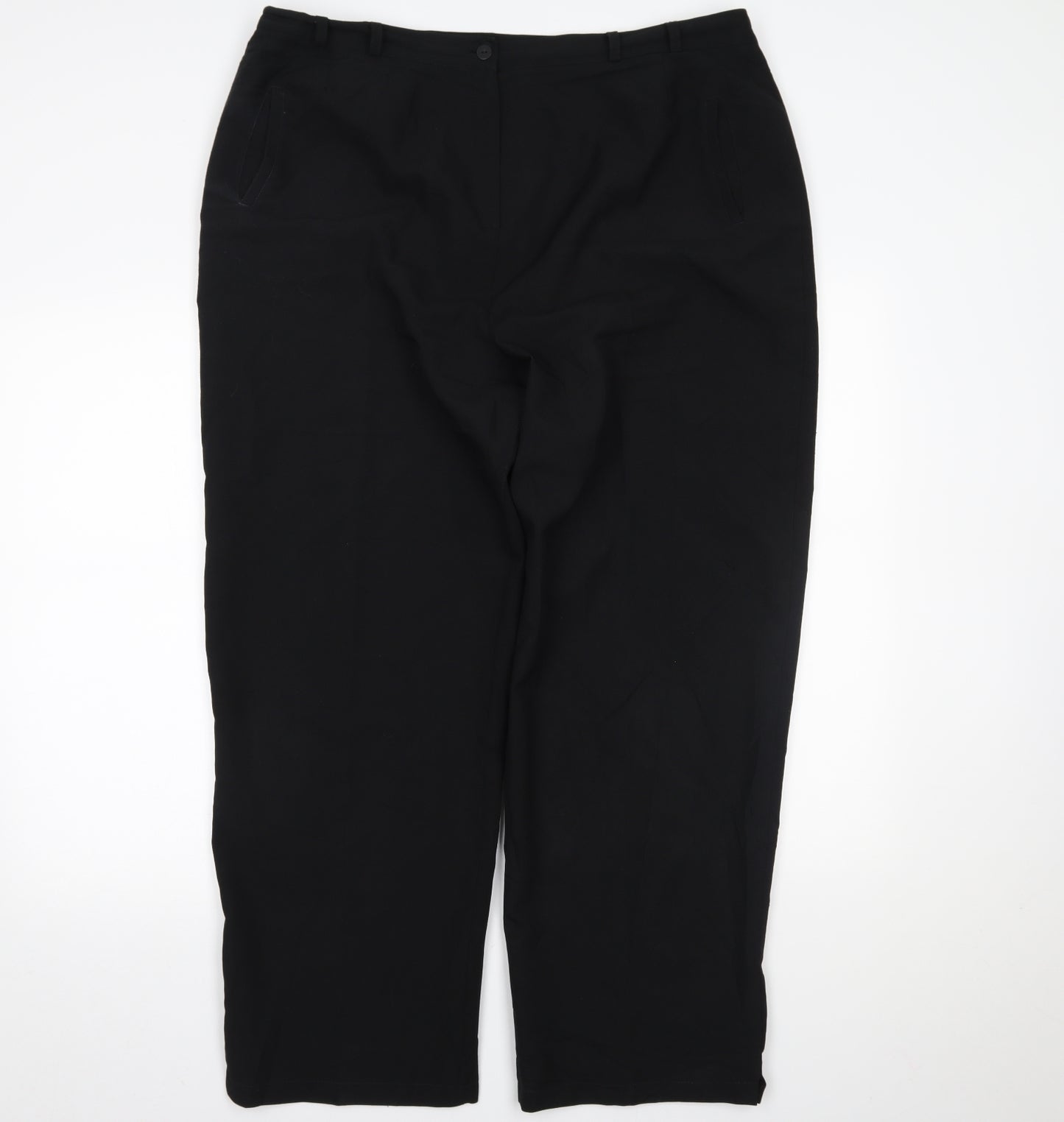 Bonmarché Womens Black   Trousers  Size 22 L28.5 in