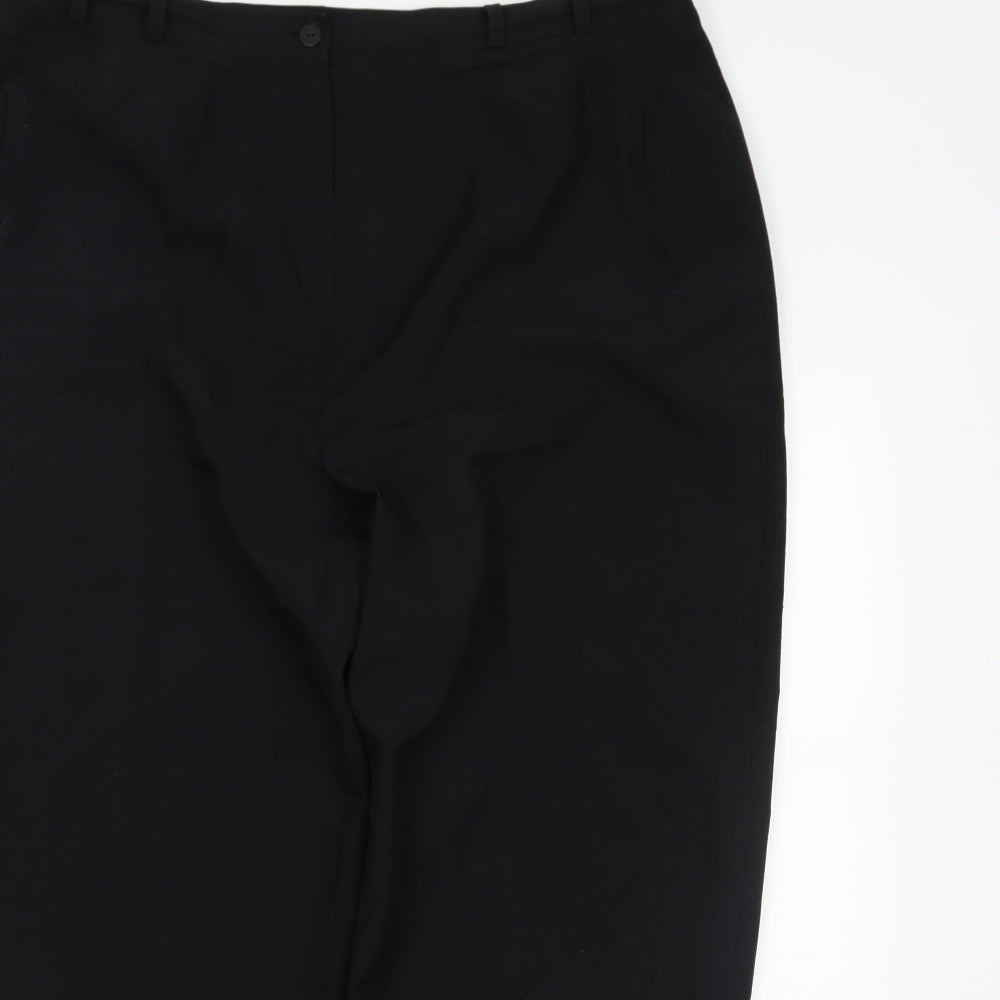 Bonmarché Womens Black   Trousers  Size 22 L28.5 in
