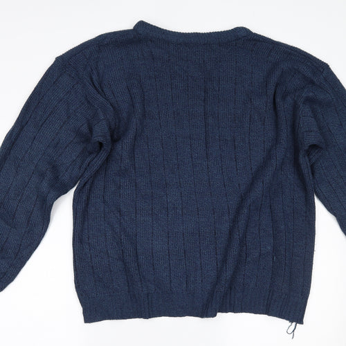 Menswear Mens Blue   Pullover Jumper Size XL