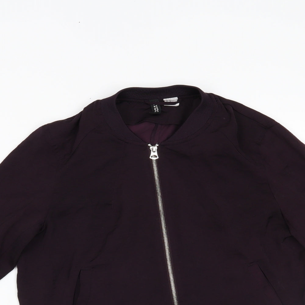 H&M Womens Purple   Jacket  Size 6