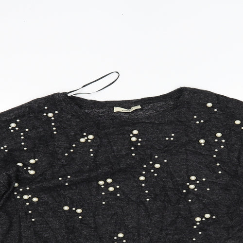 Papaya Womens Black   Pullover Jumper Size 12