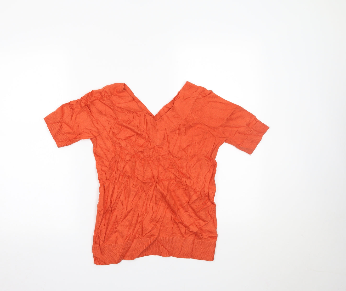 TU Womens Orange   Basic Blouse Size 12
