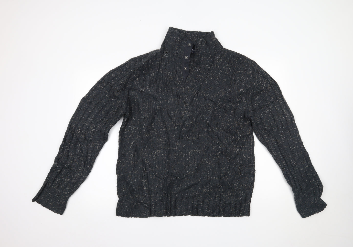 Blue Harbour Mens Blue   Pullover Jumper Size L