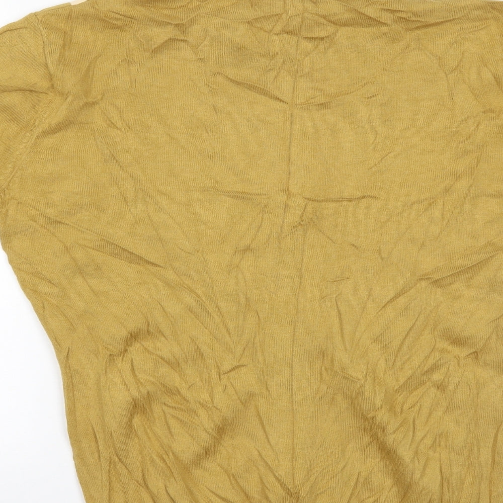 Madcap England Mens Yellow Striped   Button-Up Size XL