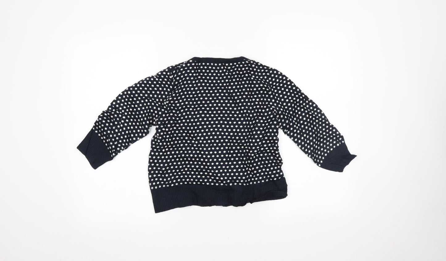 g:21 Womens Blue Polka Dot  Cardigan Jumper Size 8
