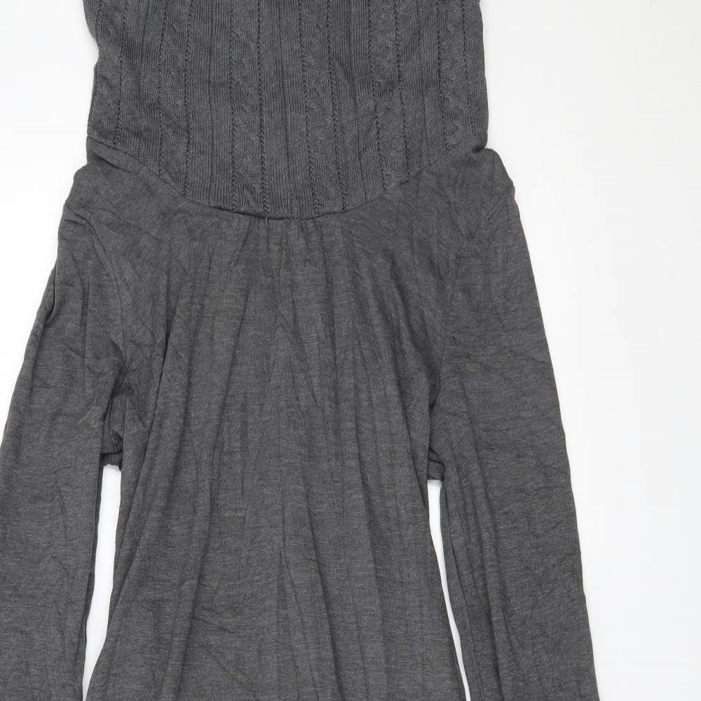 George Womens Grey   Jumper Dress  Size 14