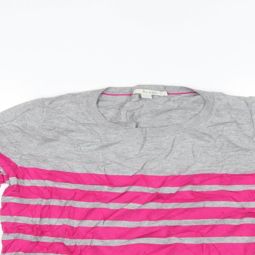 Boden Womens Multicoloured Striped  Basic Blouse Size L