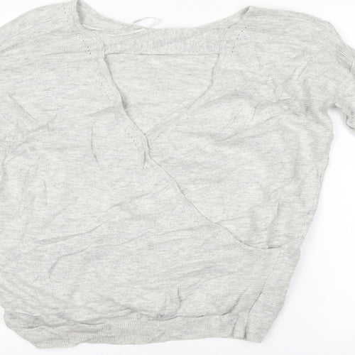 NEXT Womens Grey   Basic Blouse Size 8