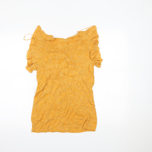 NEXT Womens Yellow   Basic Blouse Size 12