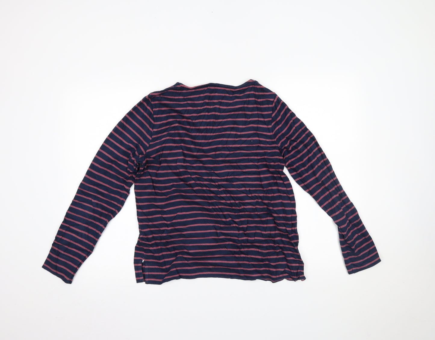 Fat Face Womens Blue Striped  Basic Blouse Size 12