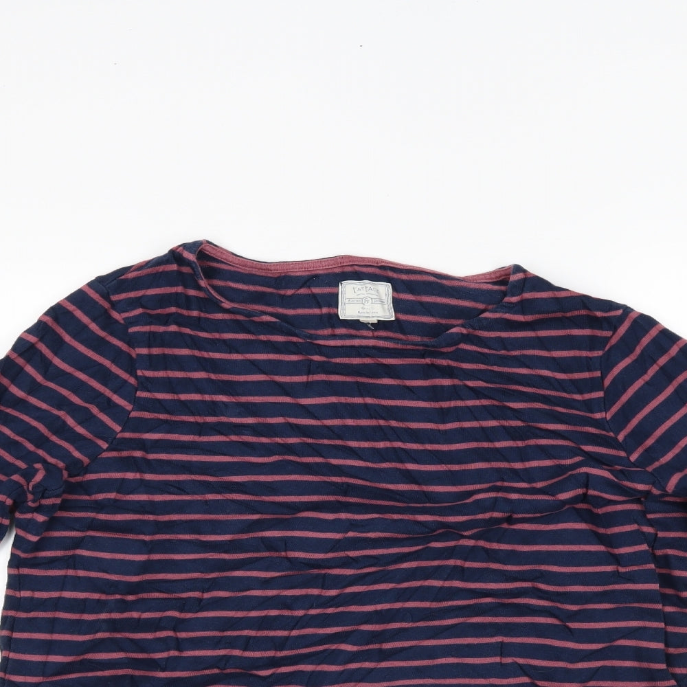 Fat Face Womens Blue Striped  Basic Blouse Size 12