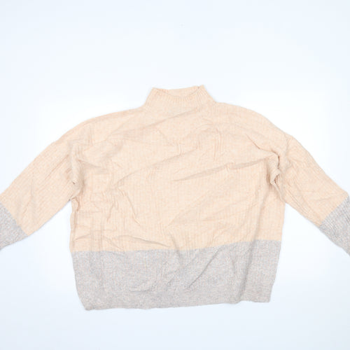 Marks and Spencer Womens Multicoloured   Henley Jumper Size M
