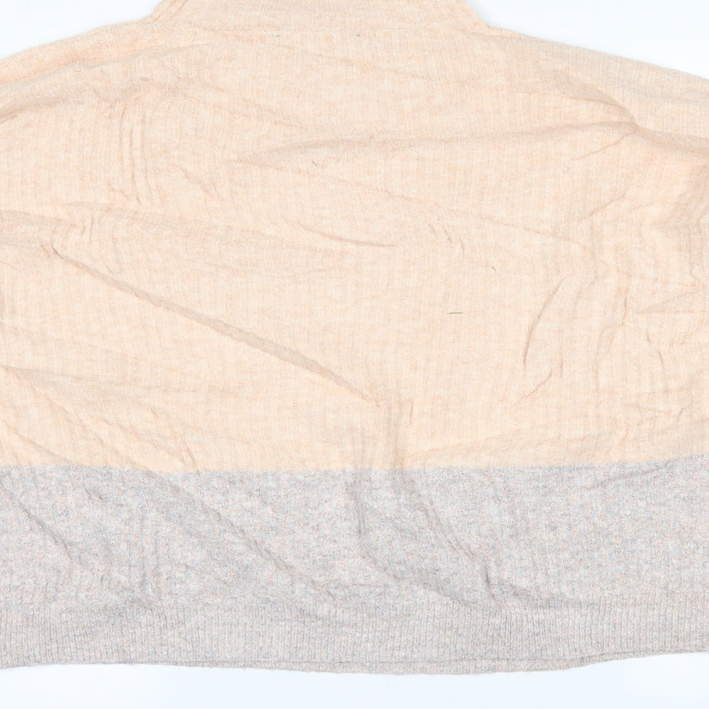 Marks and Spencer Womens Multicoloured   Henley Jumper Size M