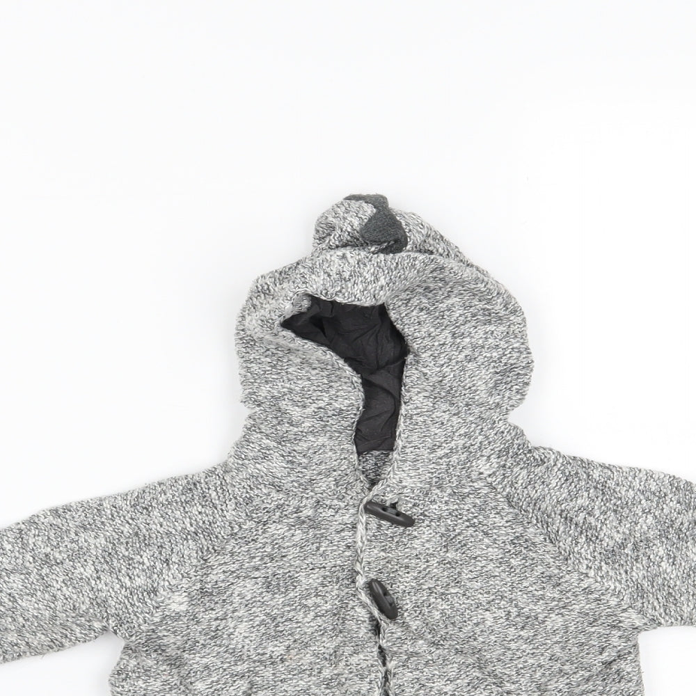 George Baby Grey   Cardigan Jumper Size 12-18 Months