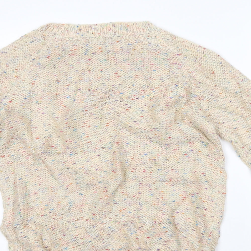 Katsumi Womens Beige   Pullover Jumper Size M