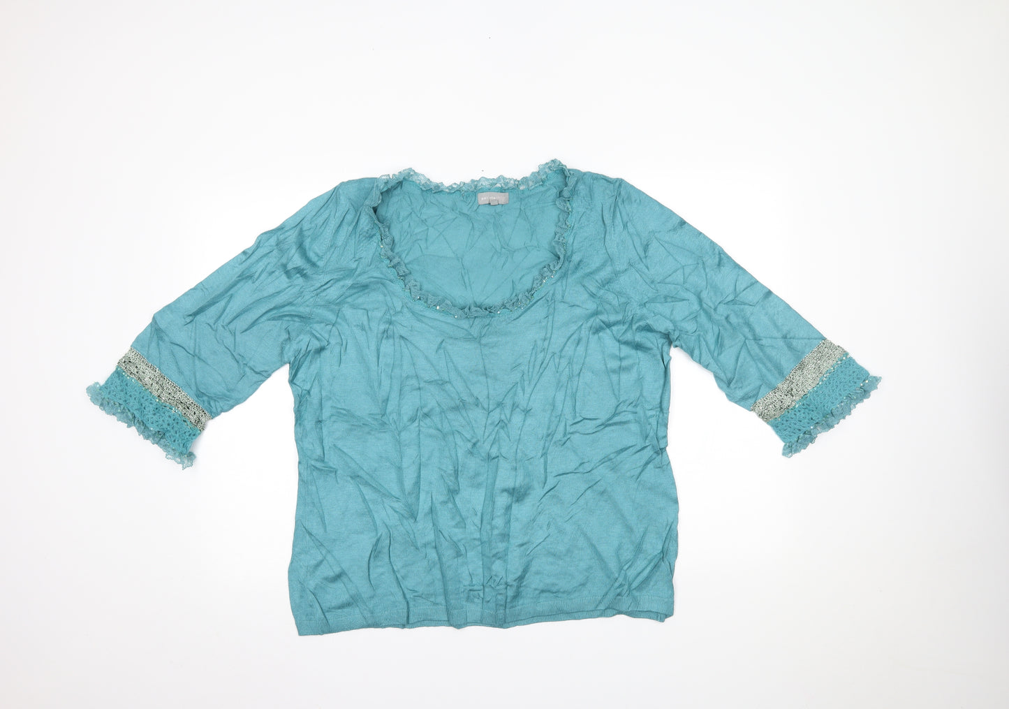 Per Una Womens Blue   Basic Blouse Size 20