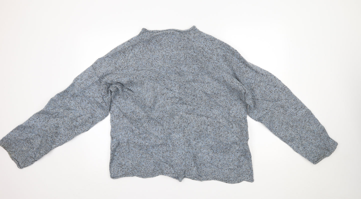 Harley Womens Blue   Pullover Jumper Size M