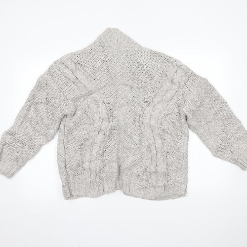 Marks and Spencer Mens Grey   Cardigan Jumper