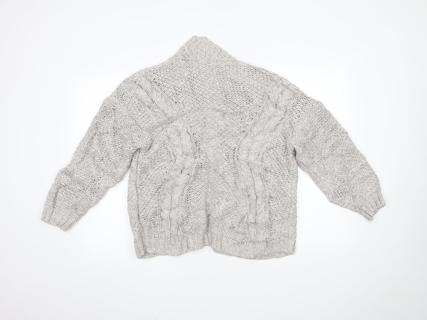 Marks and Spencer Mens Grey   Cardigan Jumper