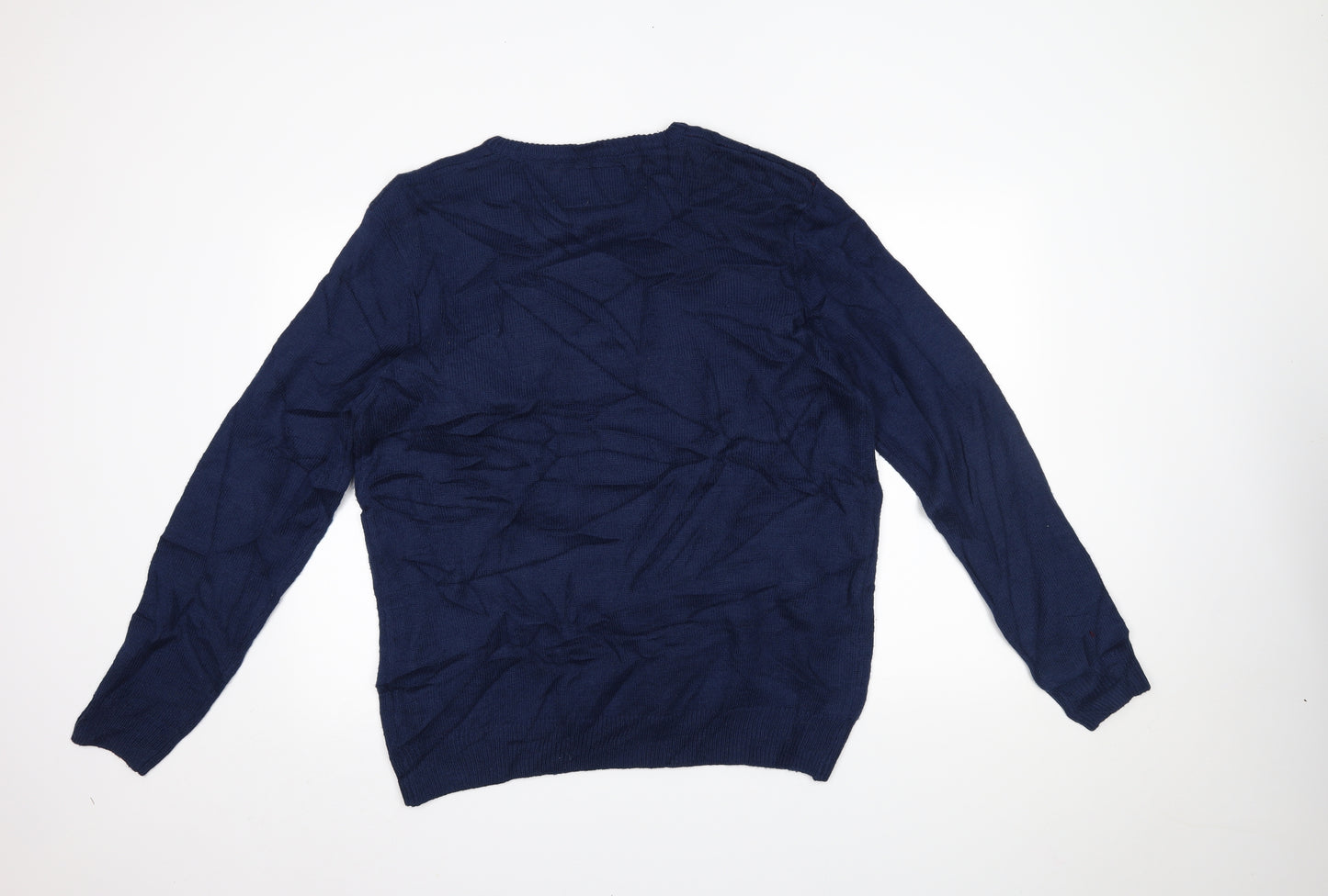 F&F Mens Blue   Pullover Jumper Size XL  - christmas