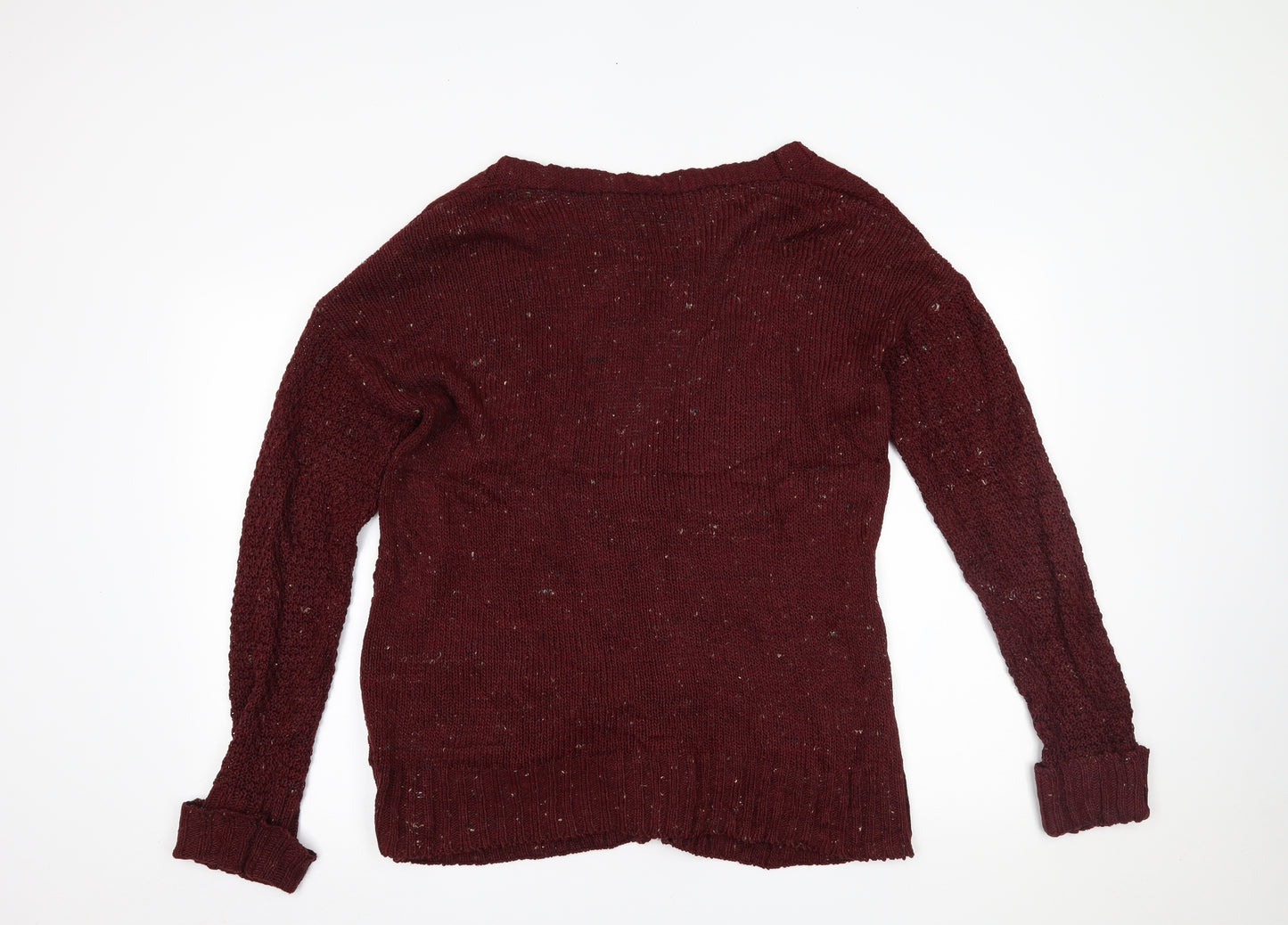 New Look Womens Red   Cardigan Jumper Size 8