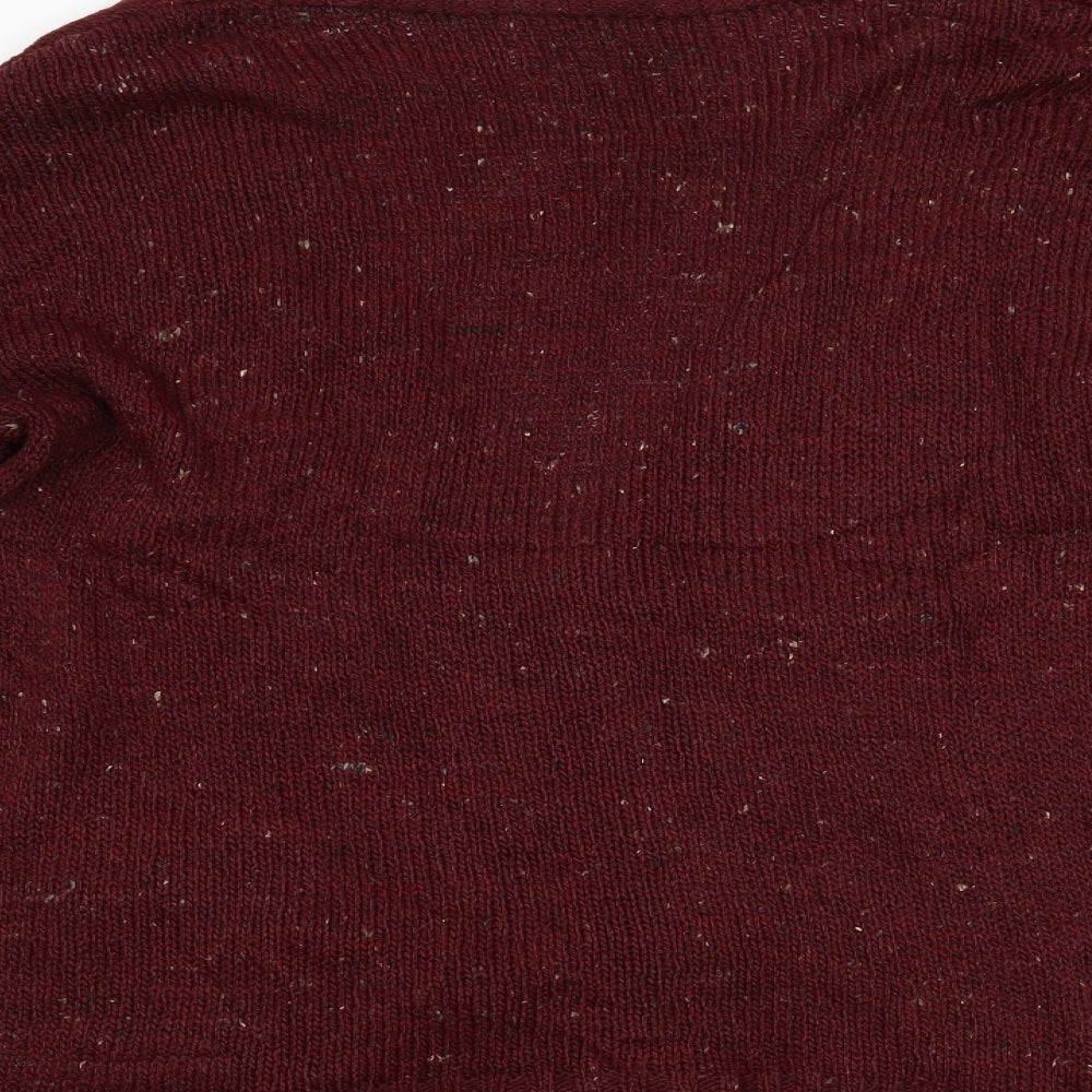 New Look Womens Red   Cardigan Jumper Size 8