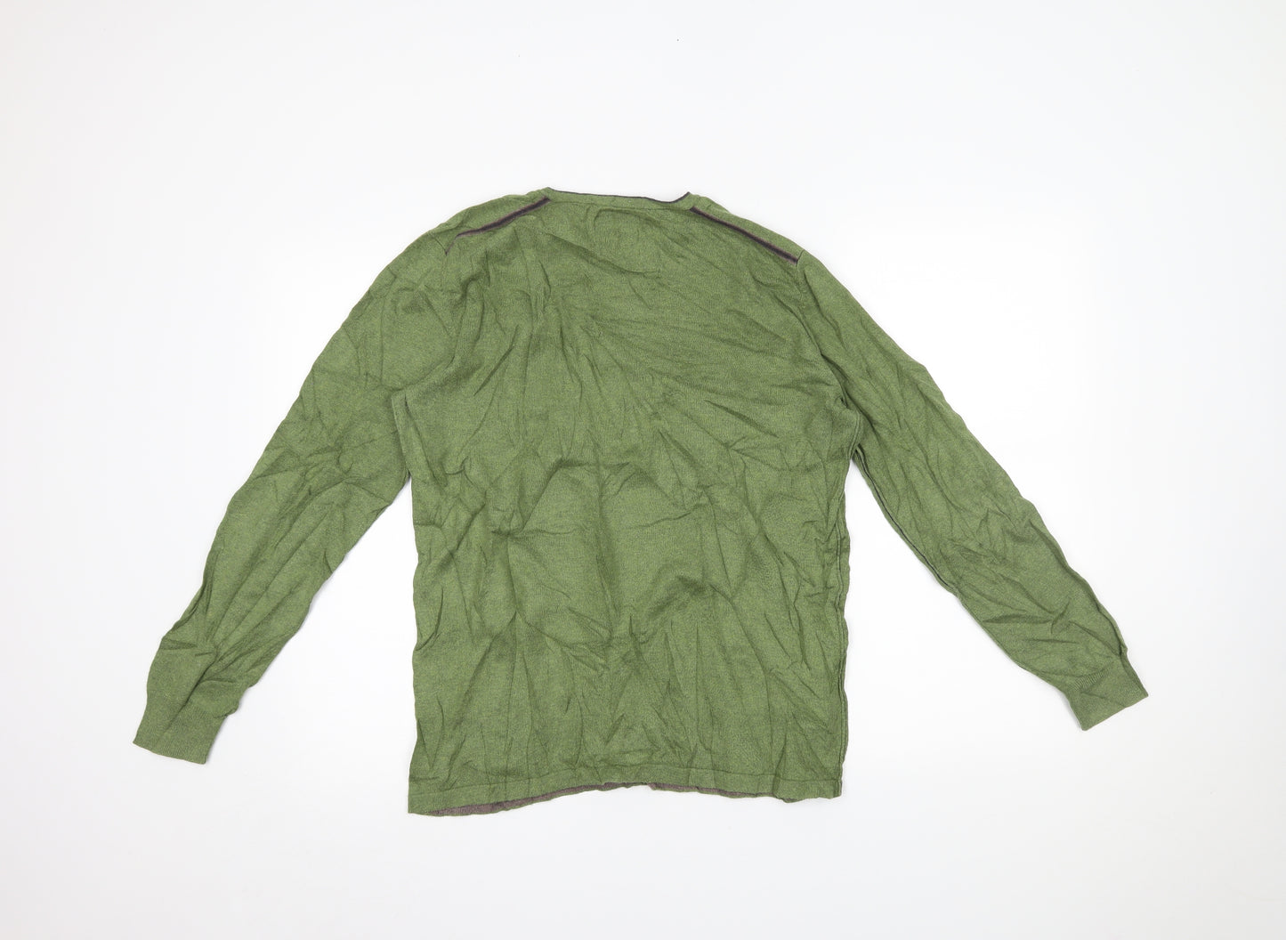 Gentlemen's Relish Mens Green   Pullover Jumper Size M