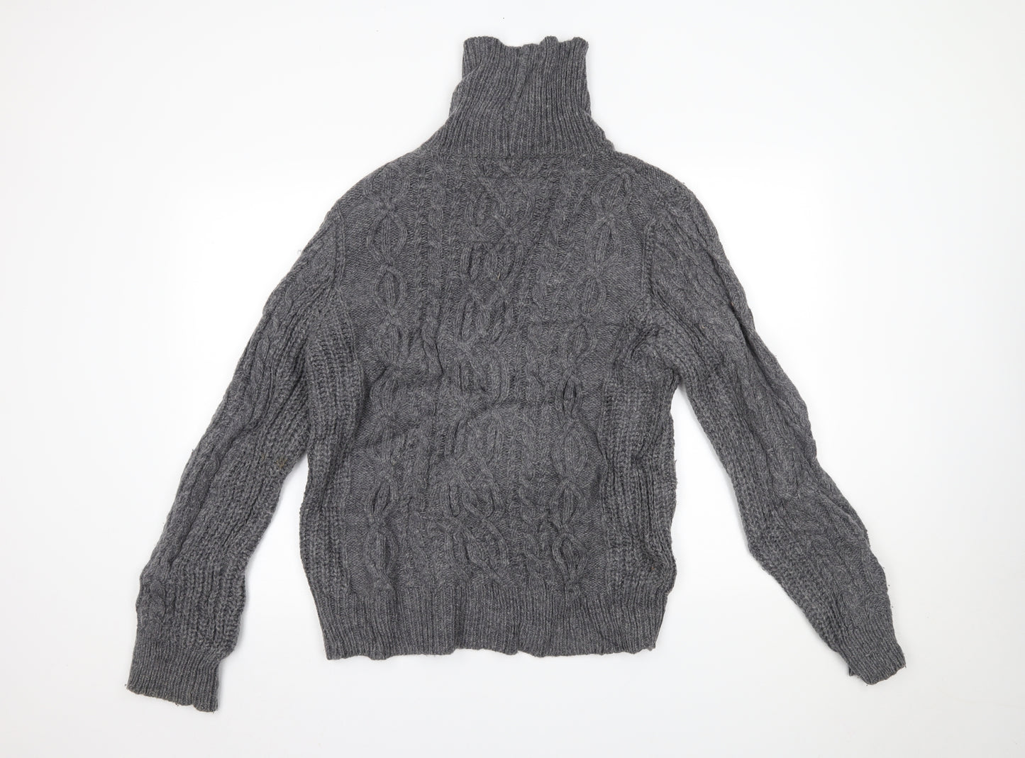 Quba & Co Mens Grey   Pullover Jumper Size S