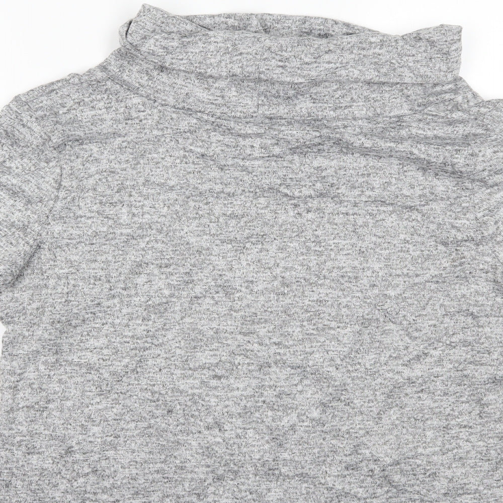 Tru Collection Womens Grey   Basic Blouse Size 18