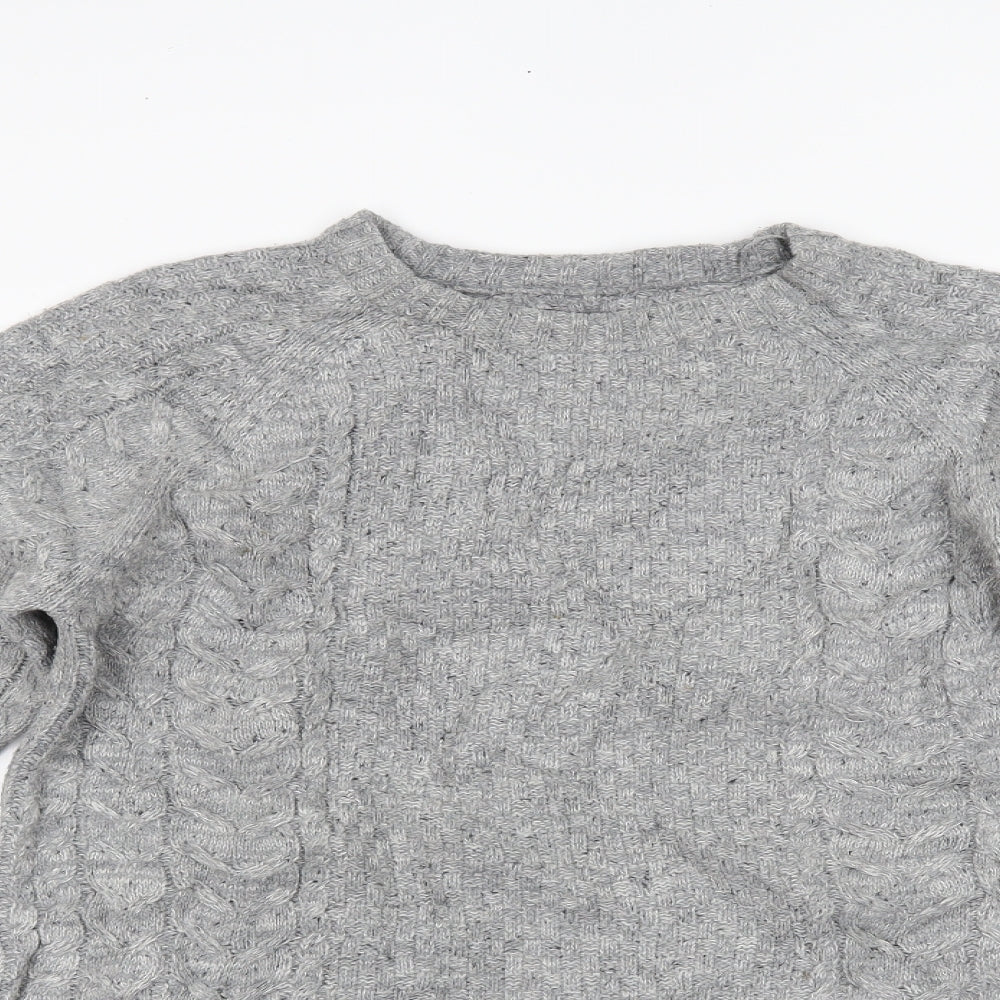 JACK & JONES Mens Grey   Pullover Jumper Size S