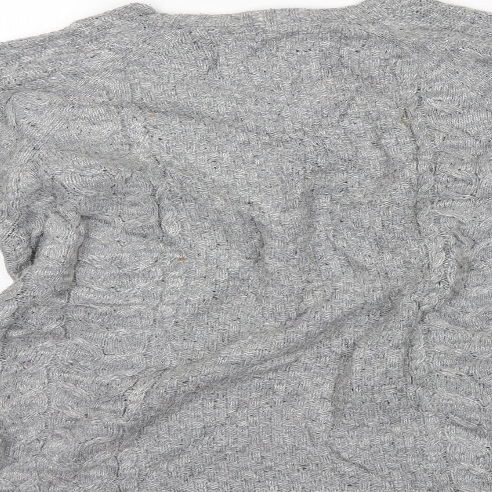 JACK & JONES Mens Grey   Pullover Jumper Size S