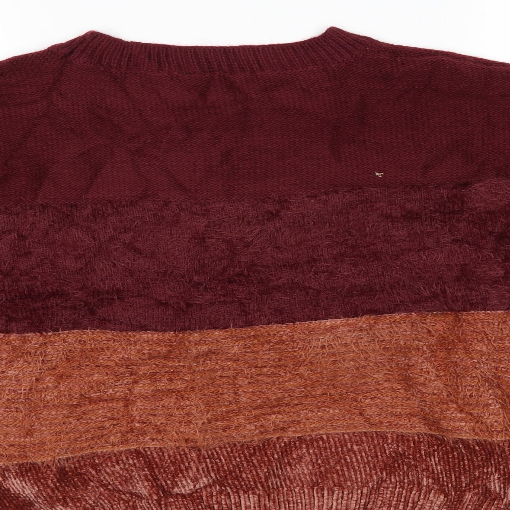 M&Co Womens Multicoloured Striped  Pullover Jumper Size 14