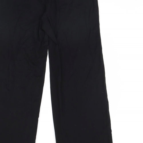 m&s Womens Black   Trousers  Size 10 L30 in
