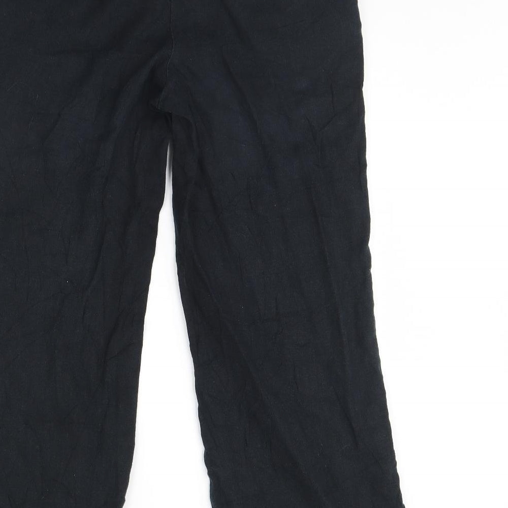 M&S Womens Black   Trousers  Size 14 L31 in