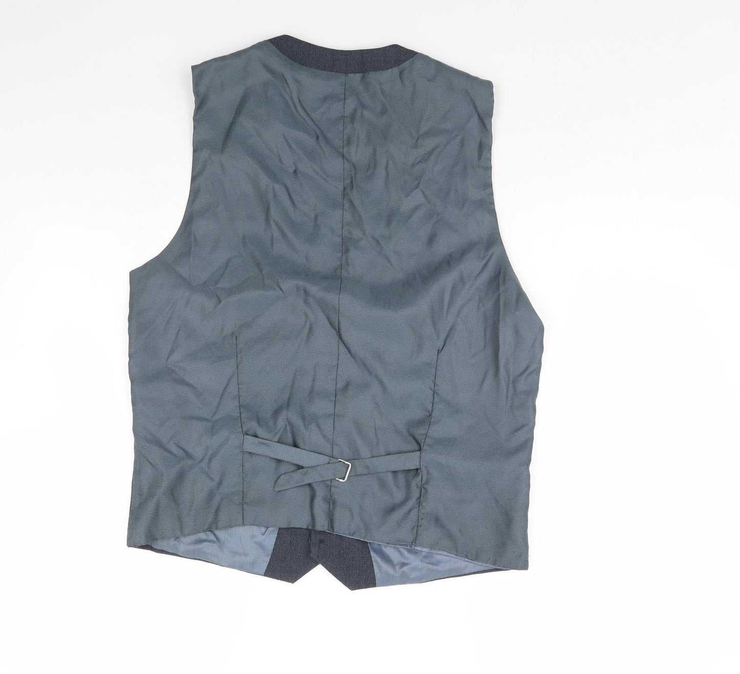 Preworn Mens Blue   Jacket Waistcoat Size 40