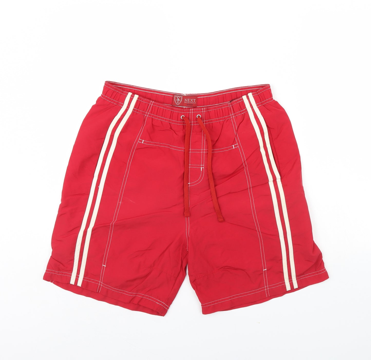 NEXT Mens Red   Bermuda Shorts Size M - swimming shorts