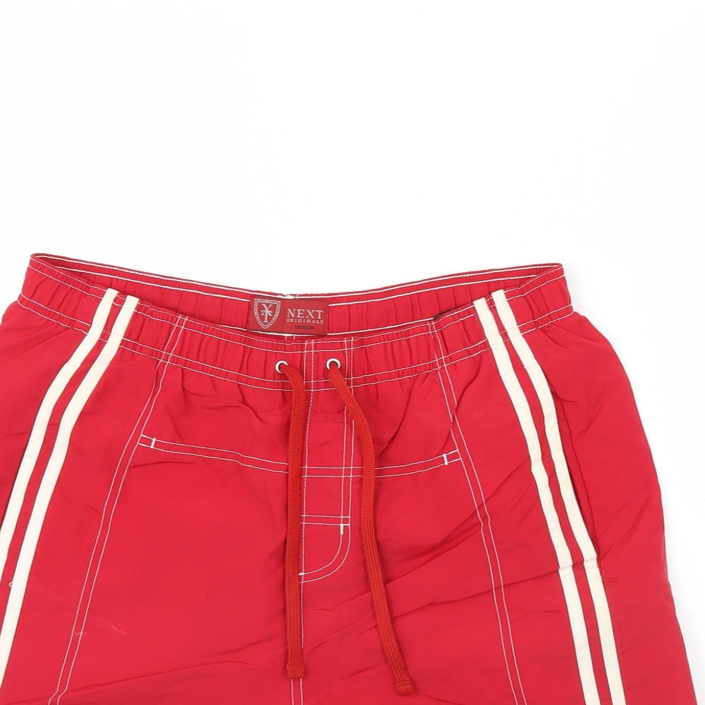 NEXT Mens Red   Bermuda Shorts Size M - swimming shorts