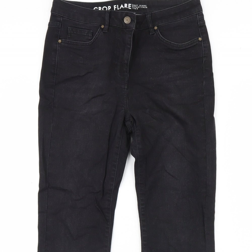 NEXT Womens Black  Denim Straight Jeans Size 10 L28 in