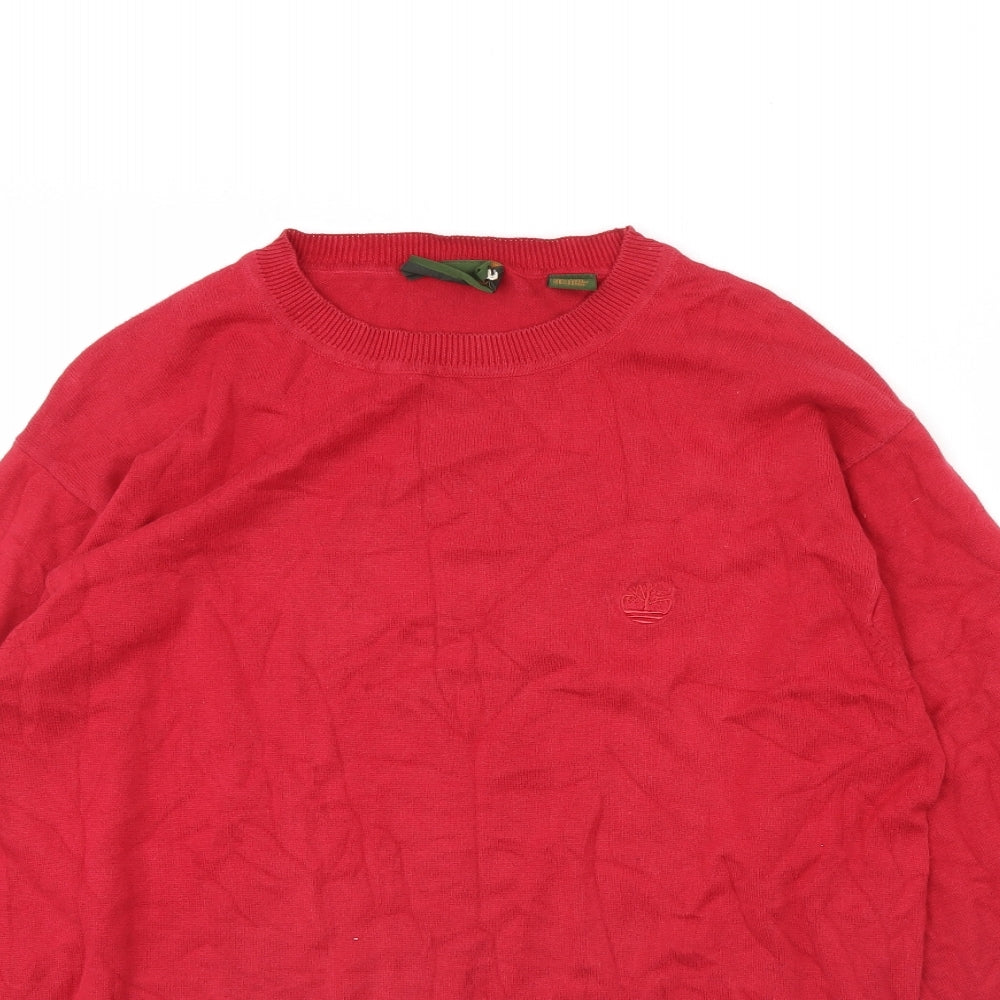 Timberland Mens Red   Pullover Jumper Size L