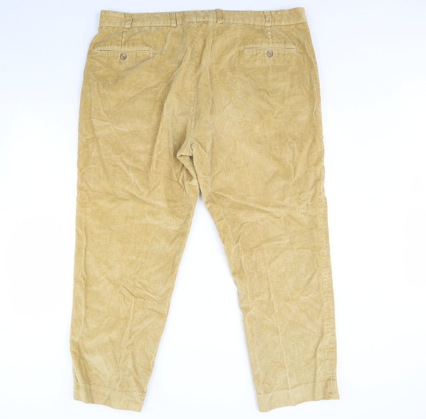 Gurteen Mens Yellow  Corduroy Trousers  Size 44 in L28 in