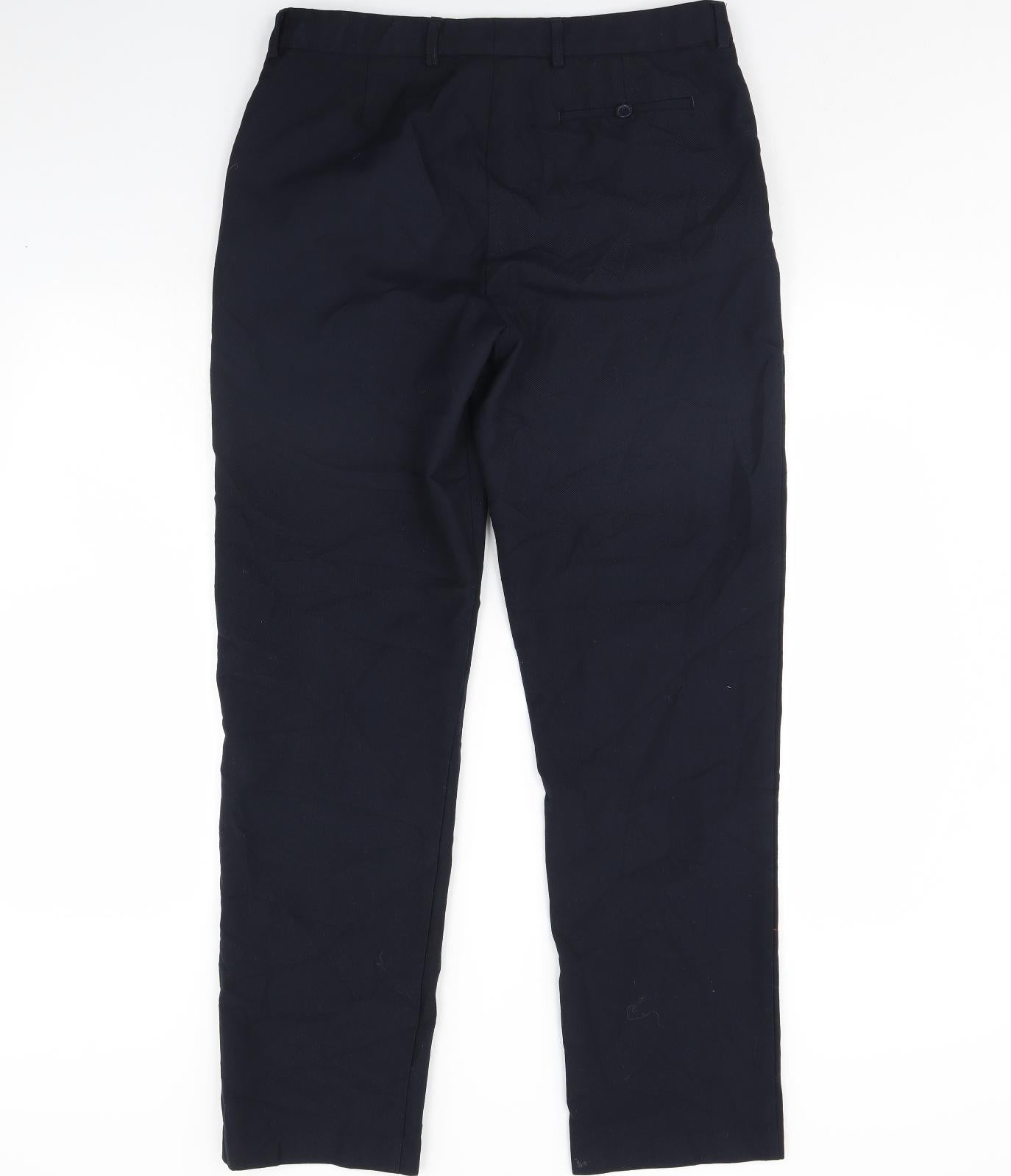 School Blazer Mens Blue   Rain Trousers Trousers Size 34 L33 in