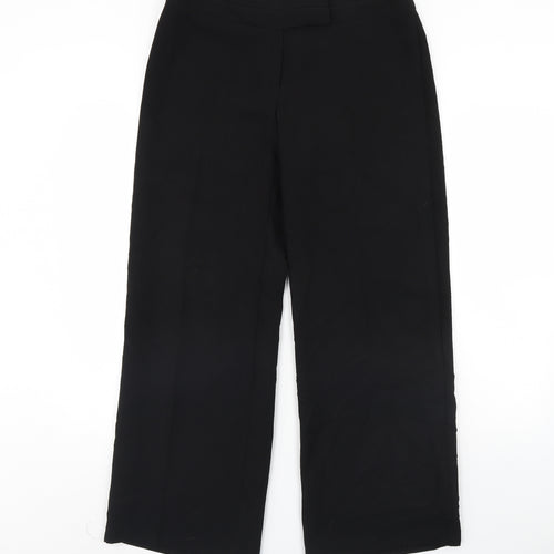 M&S Womens Black   Dress Pants Trousers Size 12 L30 in