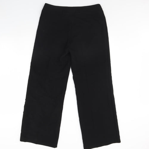 M&S Womens Black   Dress Pants Trousers Size 12 L30 in