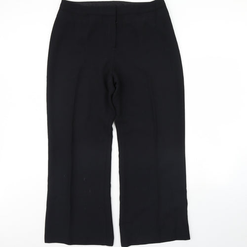 M&S Womens Black   Dress Pants Trousers Size 40 in L32 in